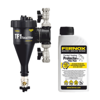 FERNOX TF1 Total filter mágneses iszapleválasztó 22 mm - gepesz.hu